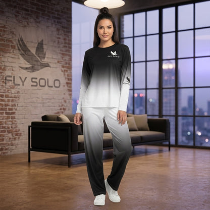 "Fly Solo" Night/Day | Women's Lounge Tee and Joggers