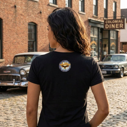 I AM HEBREW 04: "Divinely Covered" Lady's Cotton Tee