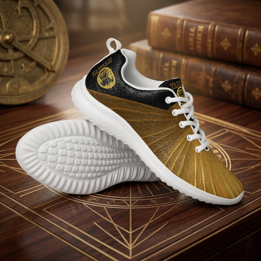 Yahuah: Tree of Life (02-02) - The Firmament Radiance | Men's Athletic Sneakers
