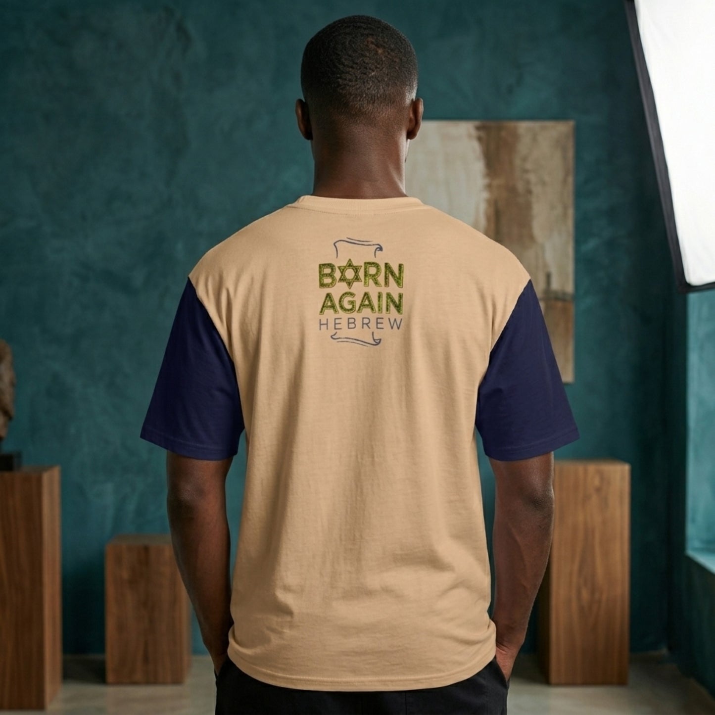 Born Again Hebrew 01-01 Designer Half Sleeve Cotton Unisex T-shirt
