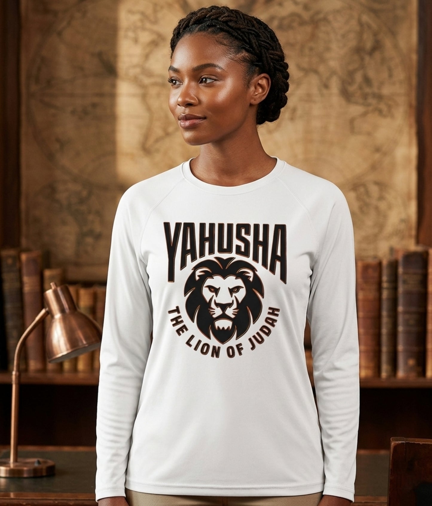 Yahusha: The Lion of Judah (02) | Unisex Long Sleeve Tee