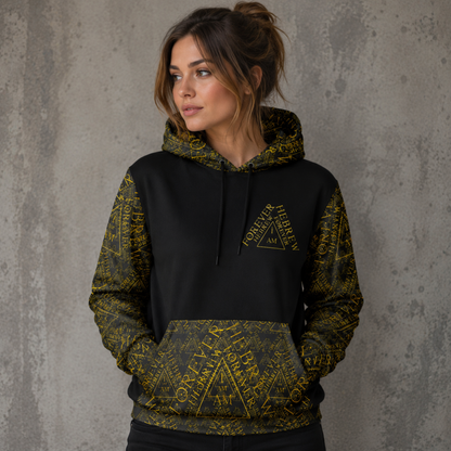 I AM HEBREW 03-01 Designer Triblend Fleece Unisex Hoodie