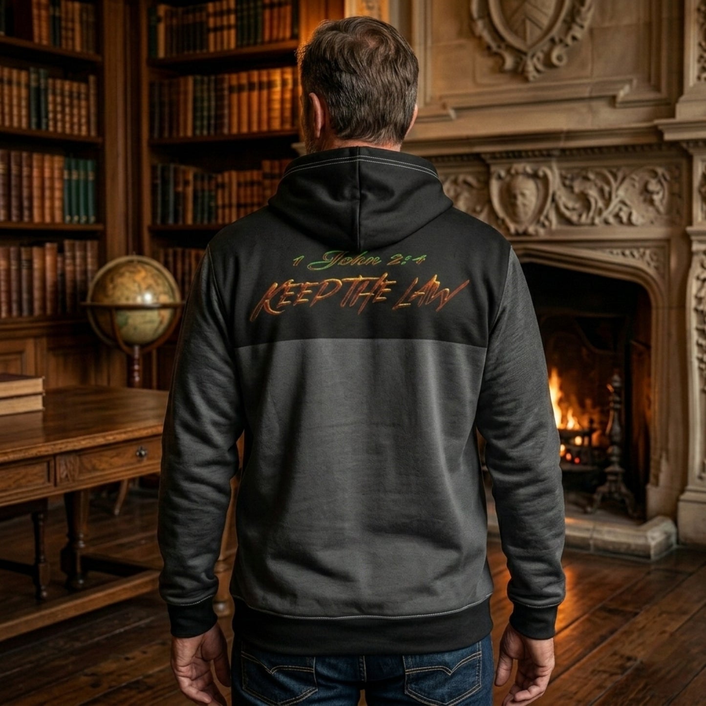 Commandment Keepers 01-01 Men's Designer Raglan Hoodie
