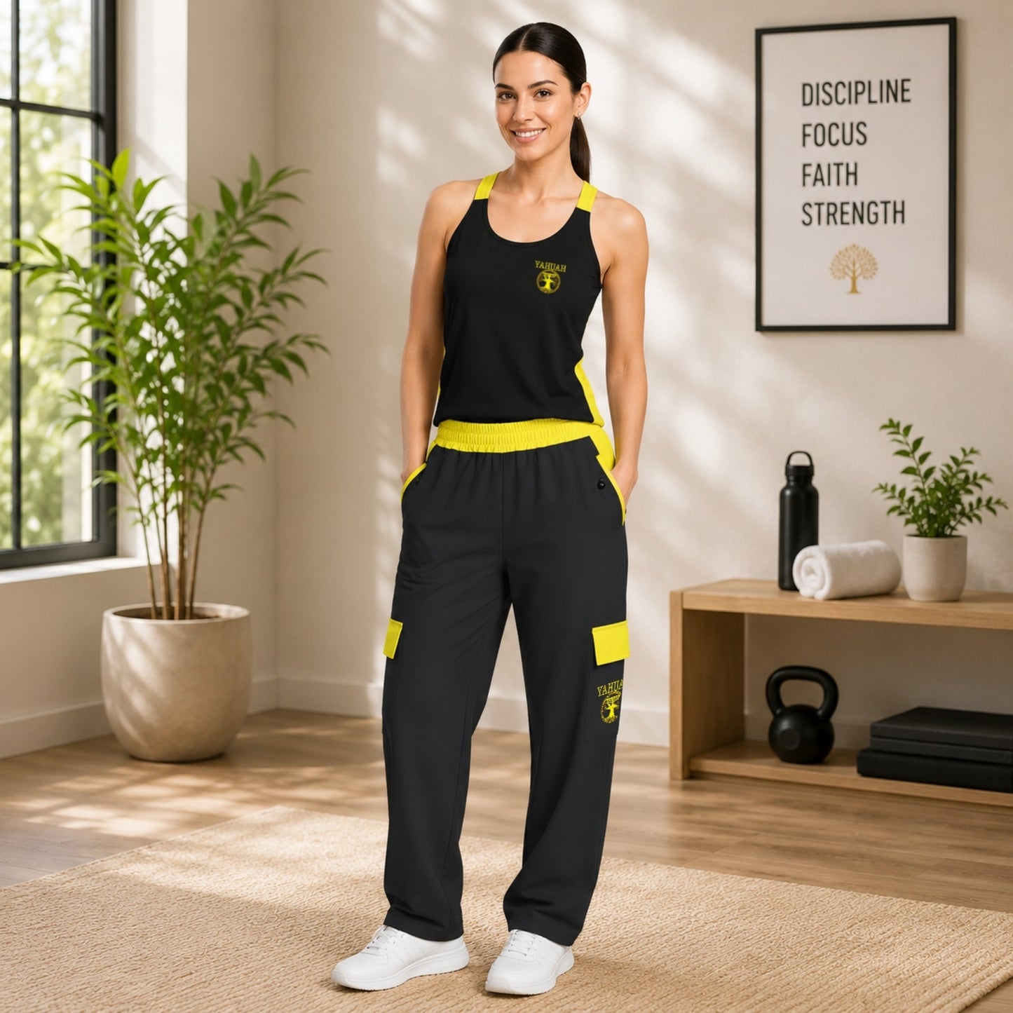 Yahuah: Tree of Life (02-01) - The Covenant Seal | Women's Cargo Sweatpants