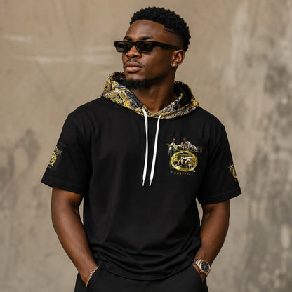 TRP Menorah Flex | Men's Premium Heavyweight Short Sleeve Hoodie