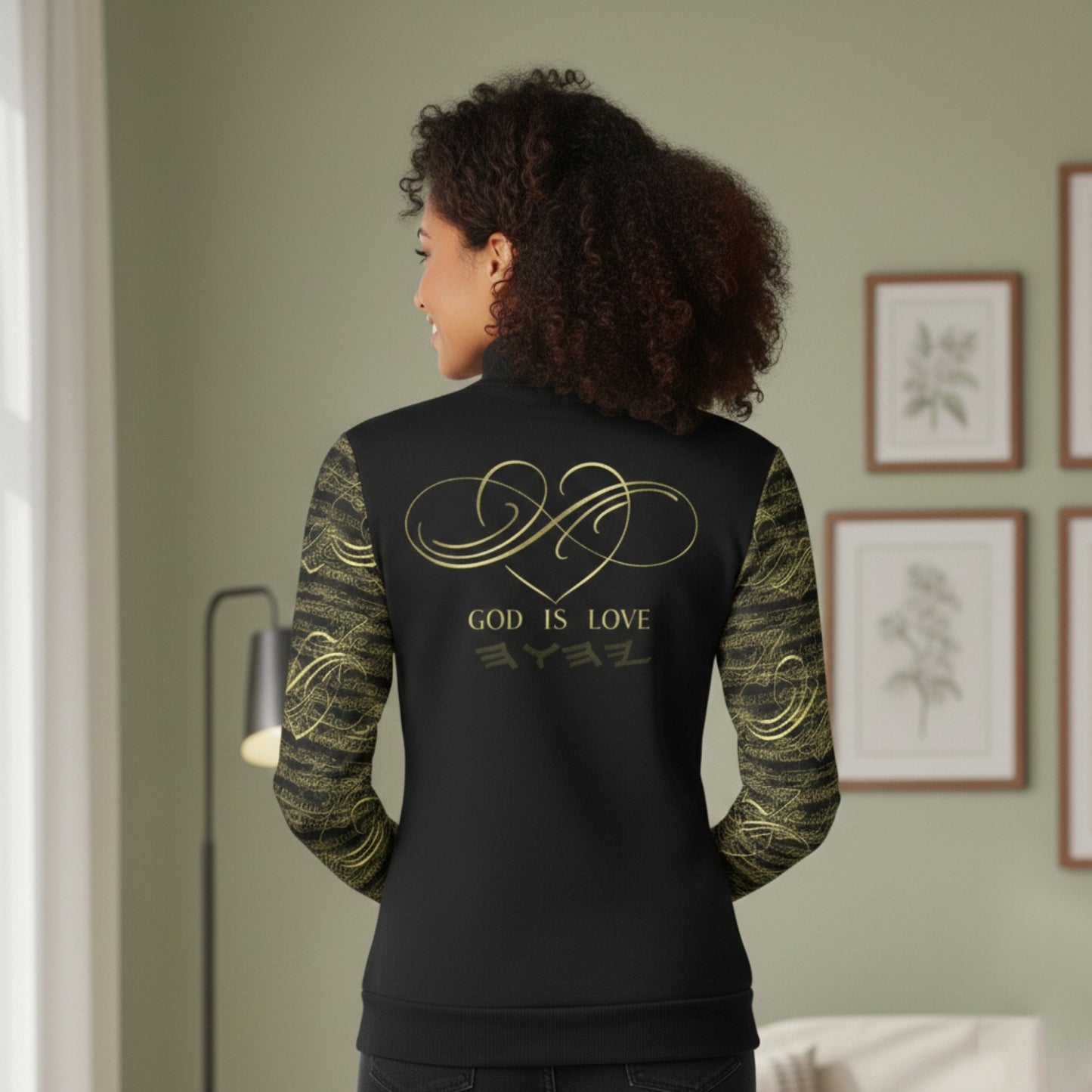 Truth Illustrated 04-01 Designer Mock Neck Slim Fit Sweatshirt