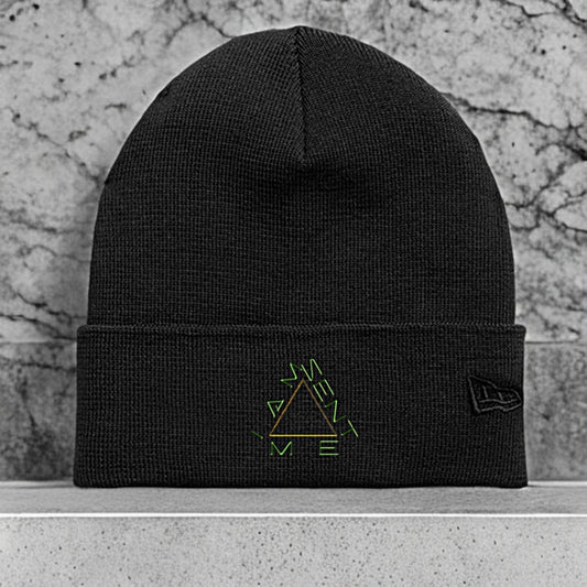 I AM SENT ME 01-01 Designer New Era Recycled Cuffed Beanie, Black