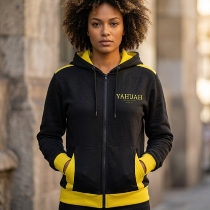 Yahuah: Name Above All Names (02-02) | Unisex Triblend Fleece Zip Hoodie