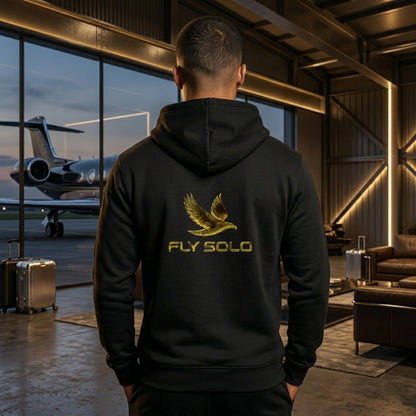 Unity in Solitude (01) "Fly Solo" | Men's Cotton Blend Hoodie | 5 colors