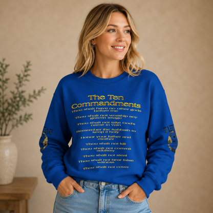 The Ten Commandments (01) | Unisex Heavy Blend Sweatshirt | 6 Colors