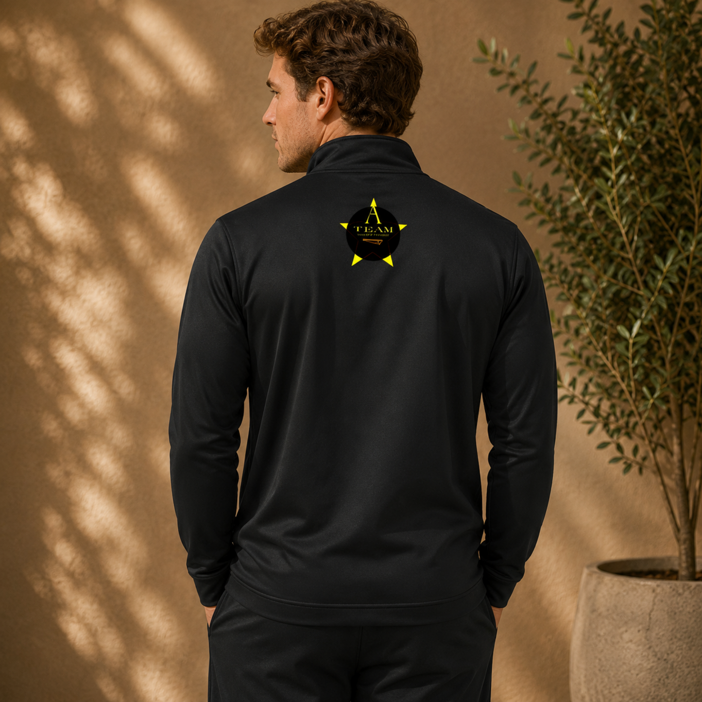 A-Team 02-01 Designer Sport-Tek Men's Sport-Wick Fleece Track Jacket