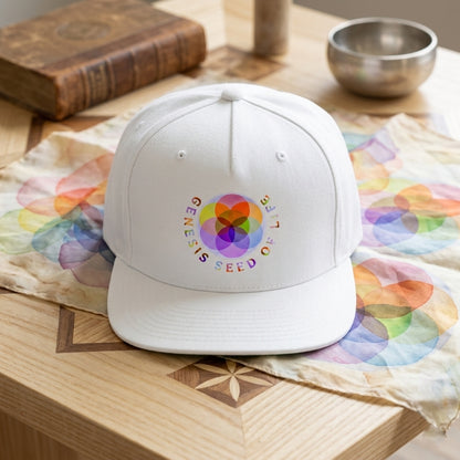 Sacred Geometry: Genesis Seed of Life 01-01 Designer Sport-Tek Snapback Cap