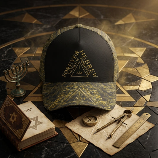 I AM HEBREW 03-01 Peaked Baseball Cap