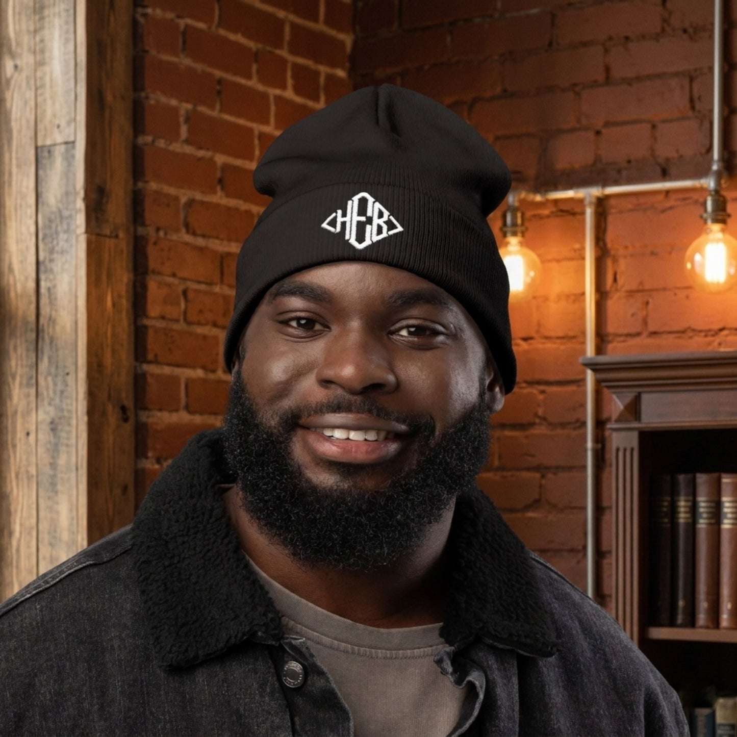 Hebrews 01-03 Designer OTTO CAP Embroidered Cuffed Beanie (4 colors)