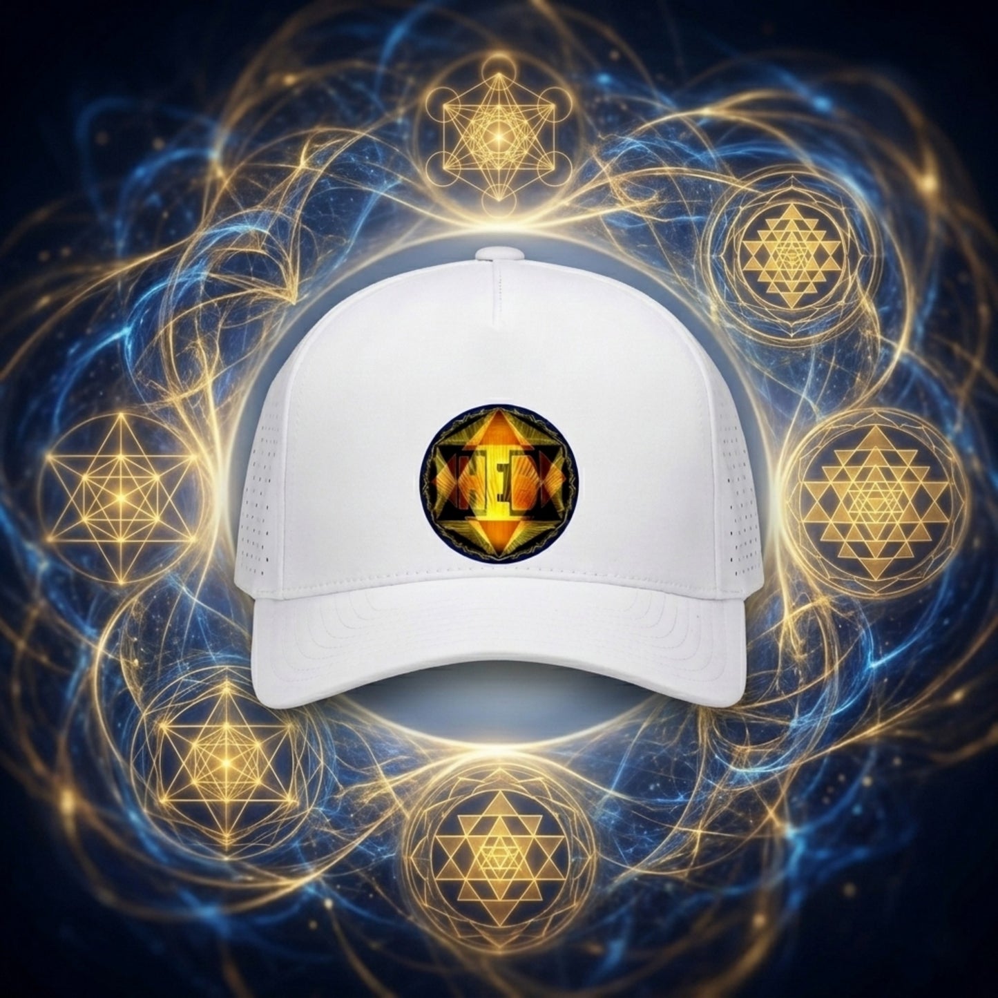 Hebrew World 01-02 Royal Radiance Pacific Headwear Weekender Perforated Snapback Cap (2 colors)