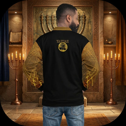 Yahuah: Tree of Life (02-02) - The Firmament Radiance | Unisex Bomber Jacket