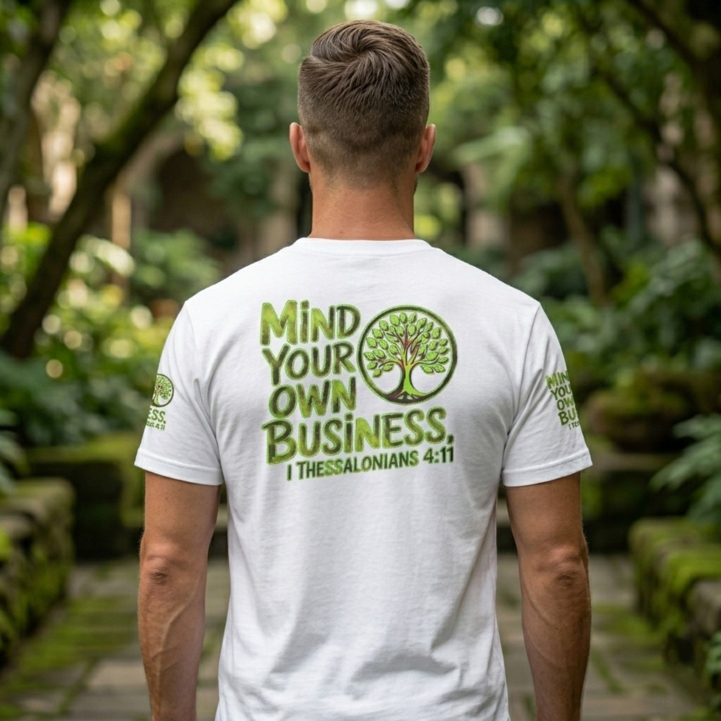 "Mind Your Own Business" (01-01) | Unisex Staple Tee | 5 colors
