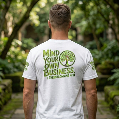 "Mind Your Own Business" (01-01) | Unisex Staple Tee | 5 colors