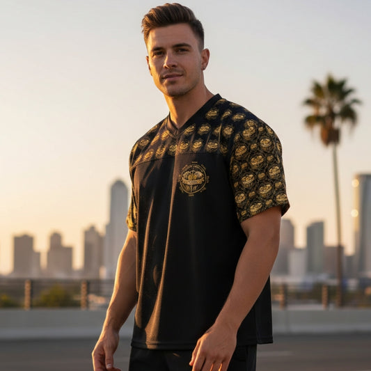 Most High God - Yahuah 02-01 Designer Boxy Football Jersey