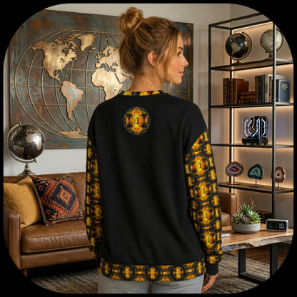 Hebrew World 01-02 Royal Radiance Heavyweight Oversized Unisex Sweatshirt