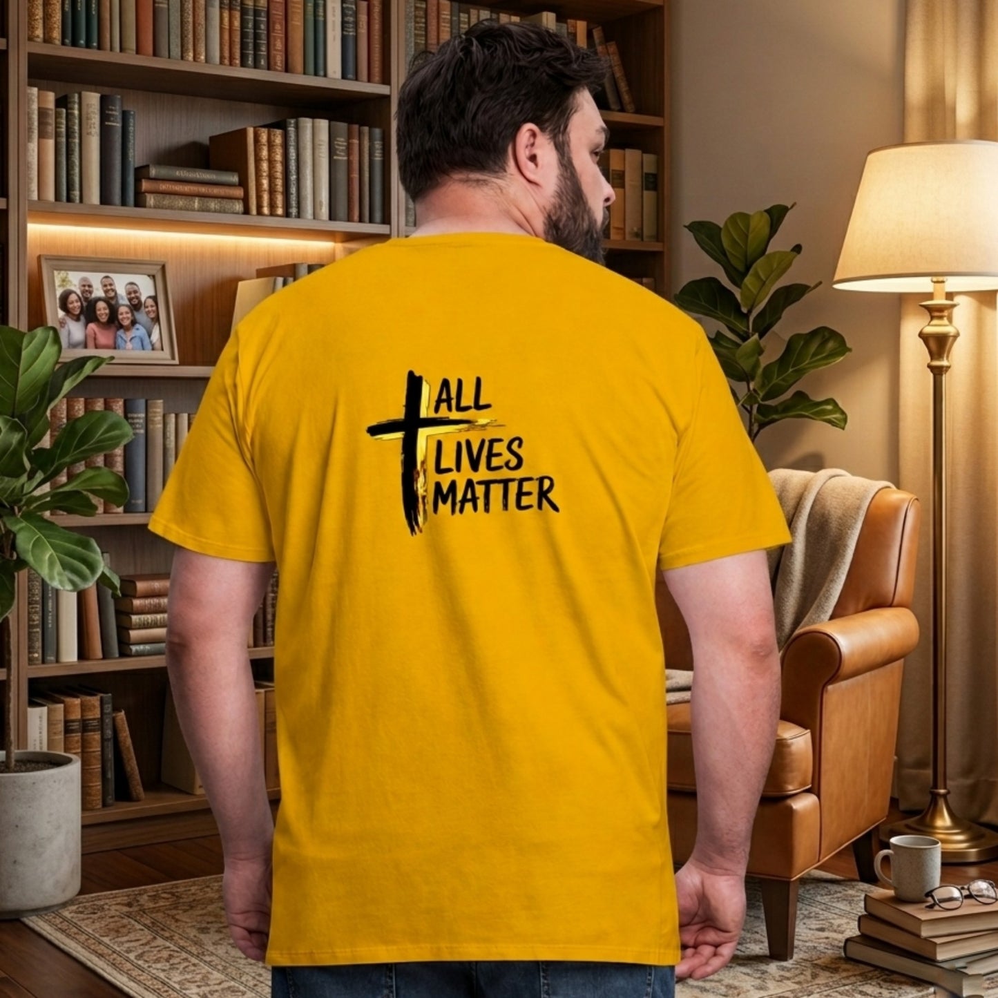 "All Lives Matter" (01-01) | Men's Premium Cotton Tee | 10 colors