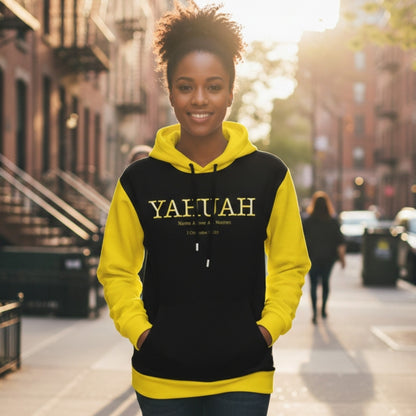 Yahuah-Name Above All Names 02-02 Designer Unisex Cotton Hoodie