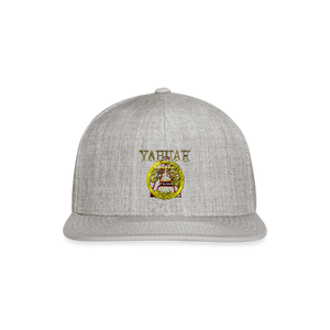 A-Team 01 Designer Snapback Baseball Cap - heather gray