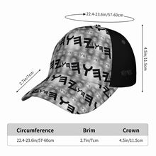 Cargar imagen en el visor de la galería, Most High God - Yahuah 01-01 Black Designer Curved Brim Baseball Cap