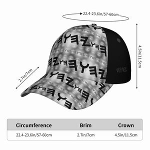 Most High God - Yahuah 01-01 Black Designer Curved Brim Baseball Cap