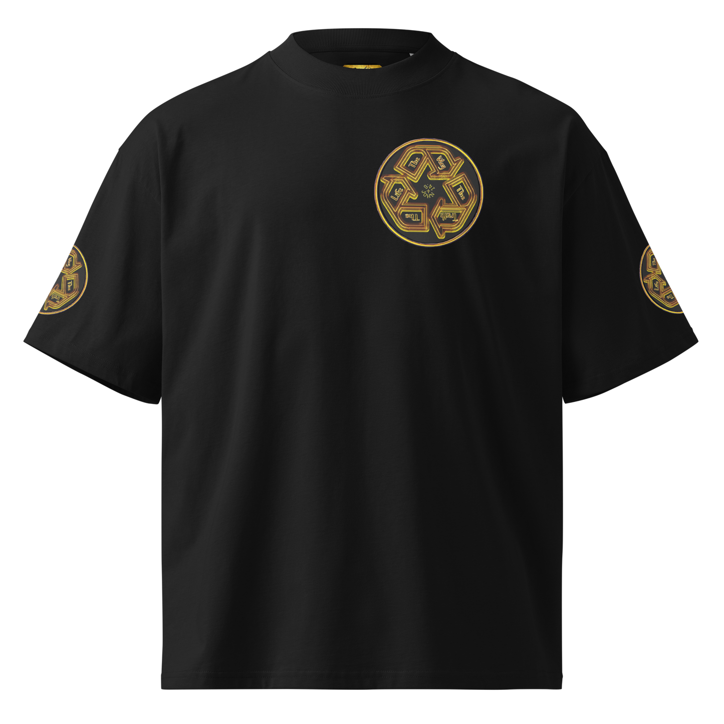 Truth Illustrated 03-01 Designer Stanley/Stella Organic Oversized High Neck Unisex T-shirt