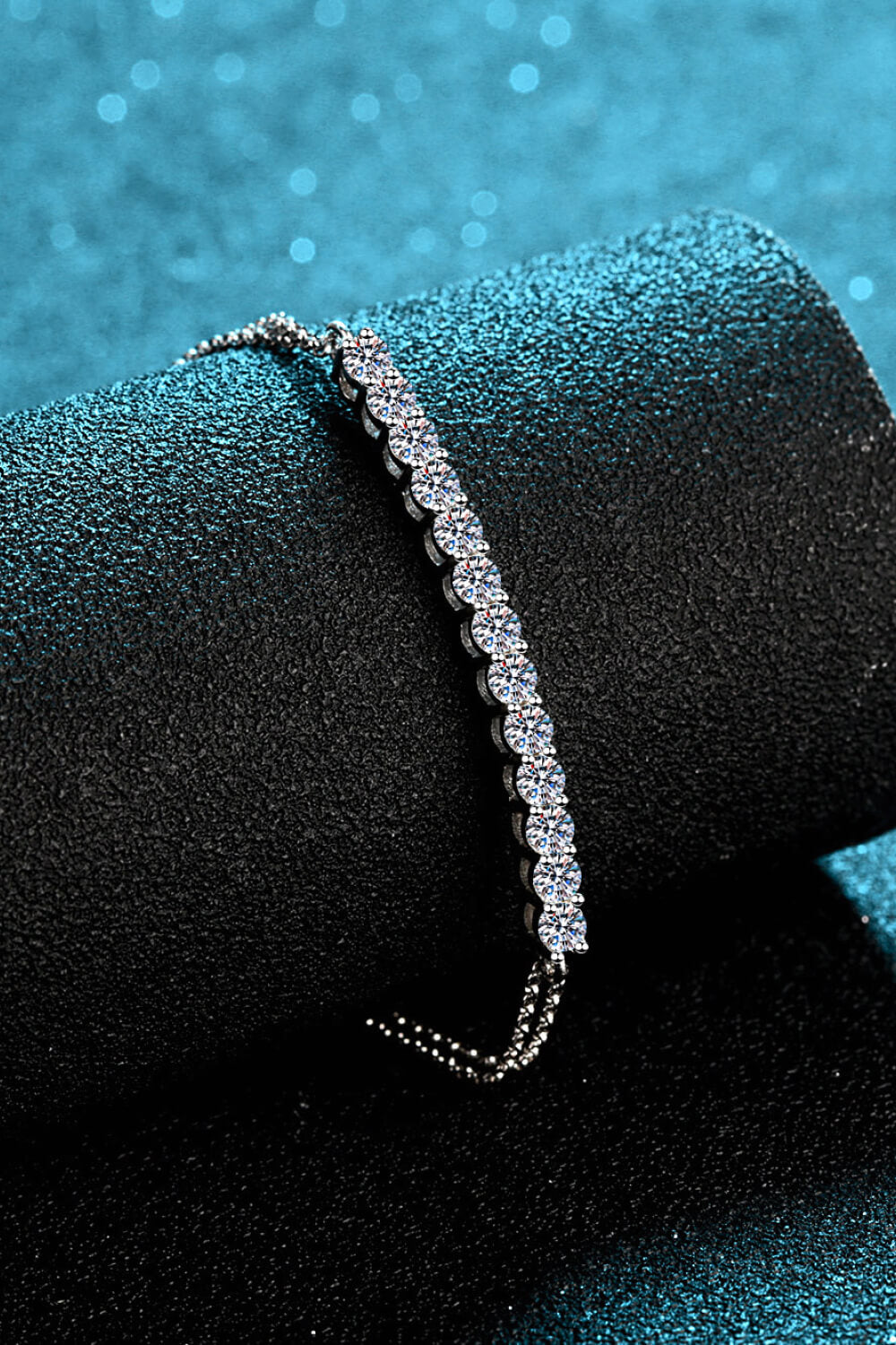 Sterling Silver Moissanite Bracelet