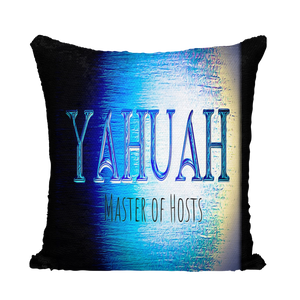 Yahuah-Master of Hosts 01-01 Funda de cojín de lentejuelas de diseñador (5 colores)