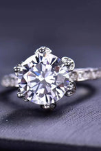 Load image into Gallery viewer, 5 Carat Moissanite Heart 925 Sterling Silver Ring