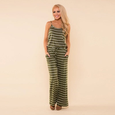 Chiffon Sleeveless Jumpsuit (17 colors)