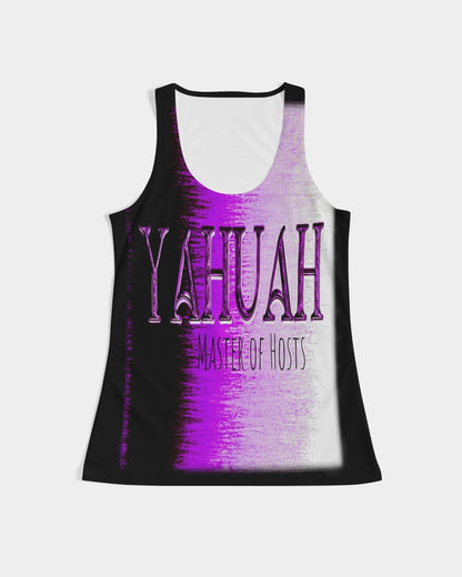 Yahuah: Master of Hosts (01-02) | Women's Fitted Racerback Tank
