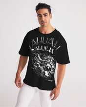 Cargar imagen en el visor de la galería, Yahuah Yahusha 01-07 Camiseta de diseñador premium con hombros caídos y peso pesado para hombre 