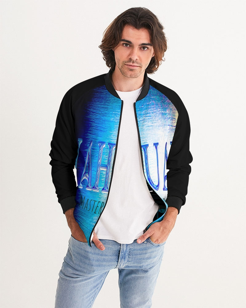 Yahuah-Master of Hosts 01-01 Men's Designer Lightweight Bomber Jacket