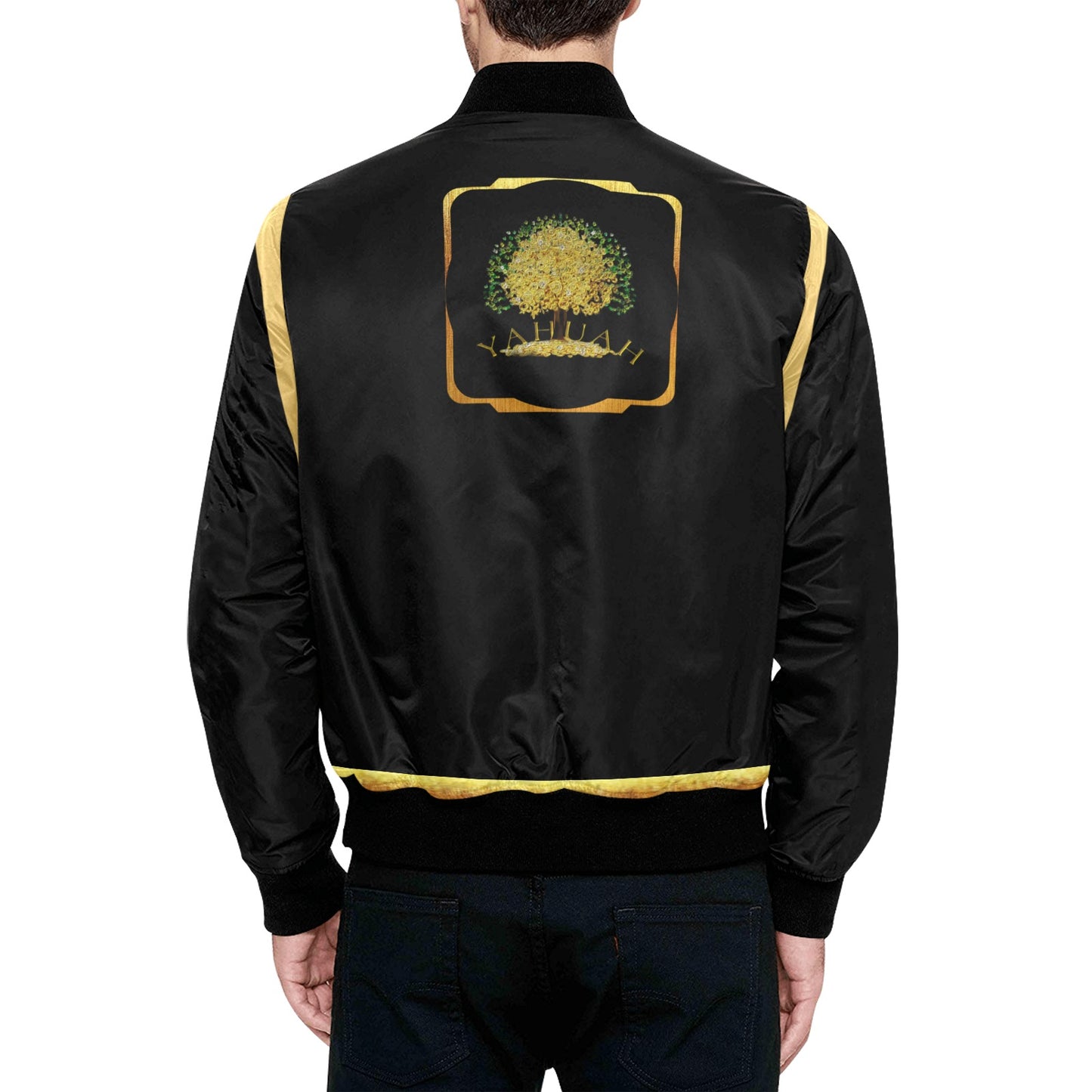 Yahuah-Tree of Life 03-01 Men's Designer Bomber Jacket