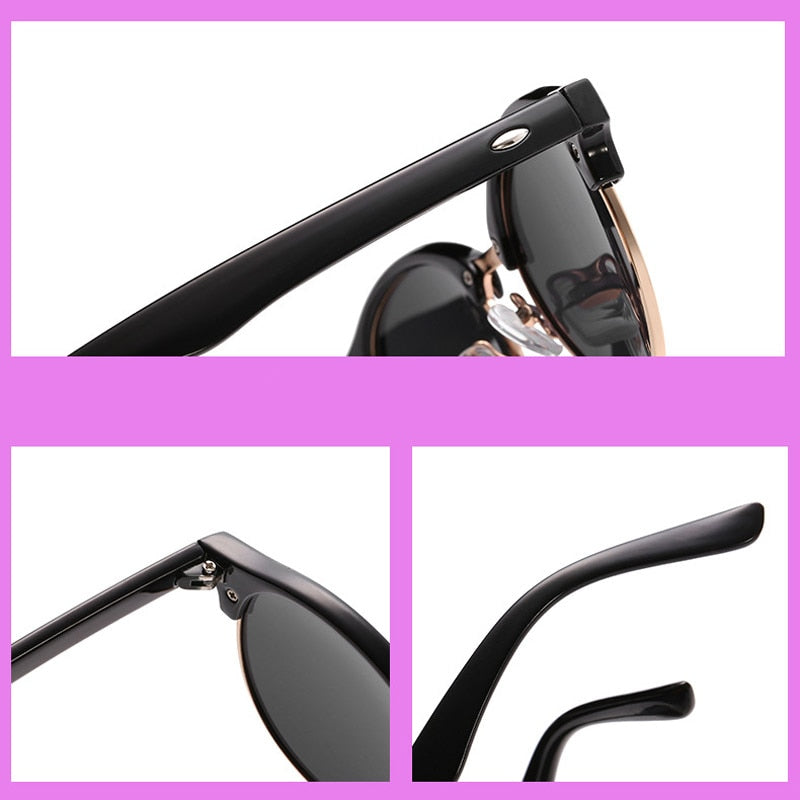 Polarized Round Women Sunglasses