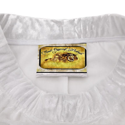 Primal Elegance: Golden Leopard Abstract Pencil Skirt