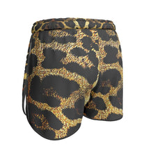 Cargar imagen en el visor de la galería, Pantalones cortos para correr de diseñador para mujer TRP Leopard Print 01 