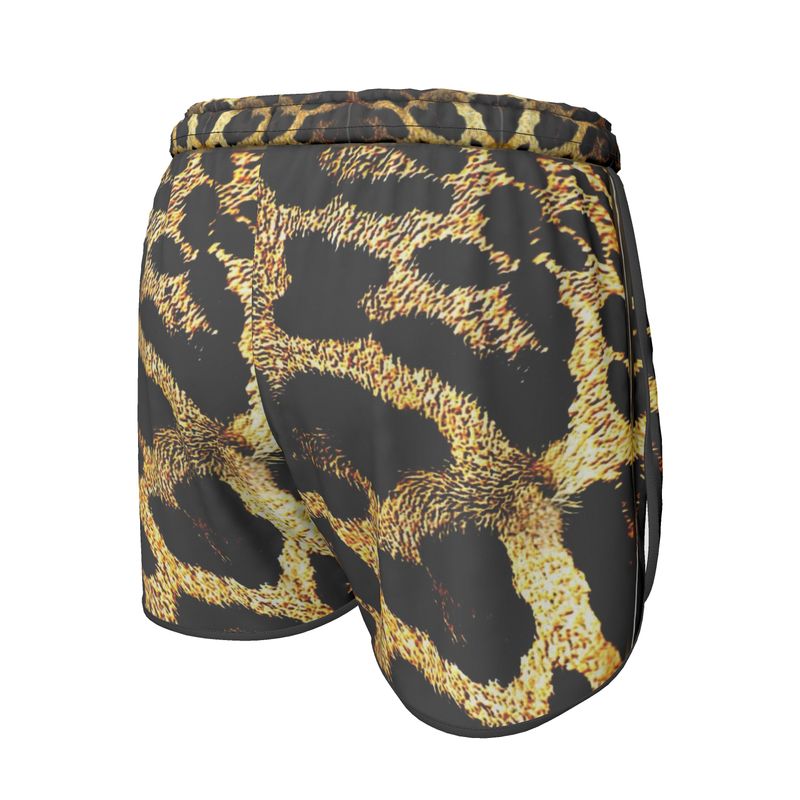 TRP Leopard Print 01 Ladies Designer Running Shorts