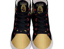 Cargar imagen en el visor de la galería, Zapatos de skate de caña alta A-Team 01 Gold para hombre (talla máxima = EE. UU. 11,5) 