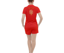 Cargar imagen en el visor de la galería, Yahuah-Tree of Life 01 Conjunto de camiseta y pantalones cortos de malla de diseñador para mujer elegidos 