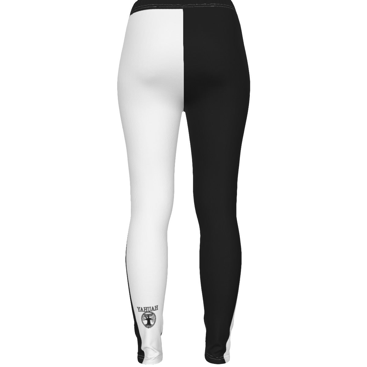 Yahuah-Tree of Life 02-06 Yin Yang Designer Ripped Leggings