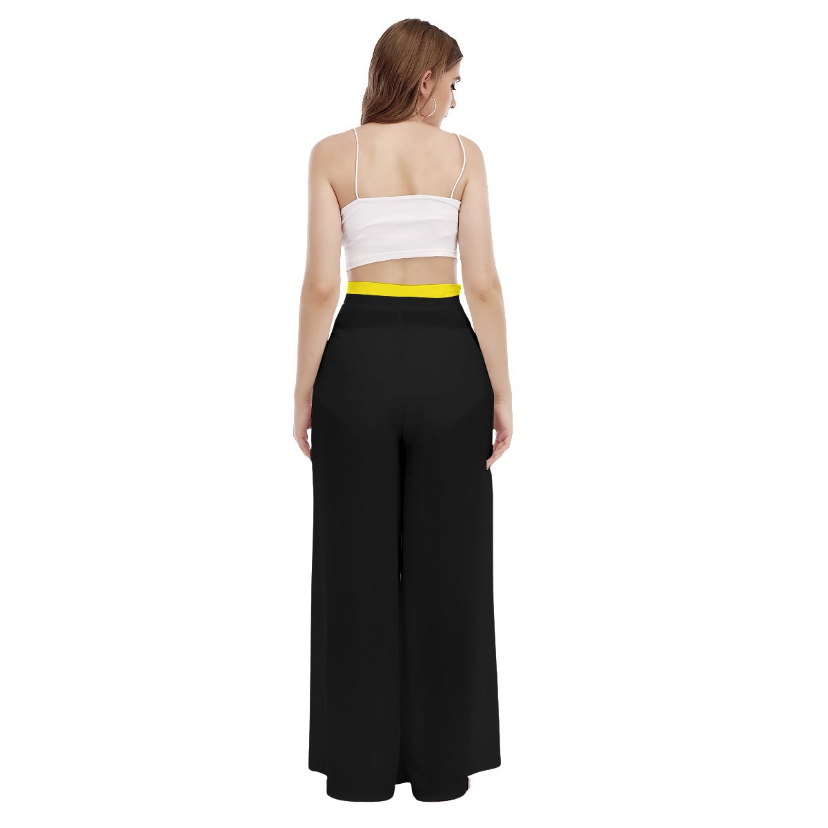 Yahuah-Tree of Life 02-01 Designer High Waist Wide Leg Pants