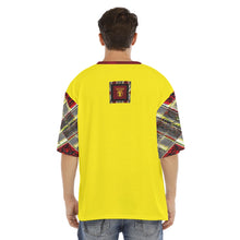 Cargar imagen en el visor de la galería, Yahuah Logo 02-02 Camiseta de diseñador con hombros caídos para hombre 