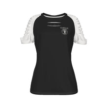Load image into Gallery viewer, Yahuah-Tree of Life 02-06 Yin Yang Ladies Designer Ripped T-shirt