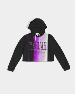 Yahuah-Master of Hosts 01-02 Sudadera con capucha recortada de diseñador para mujer 