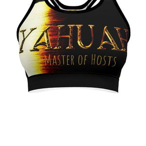 Yahuah-Master of Hosts 01-03 Sujetador deportivo de diseñador 